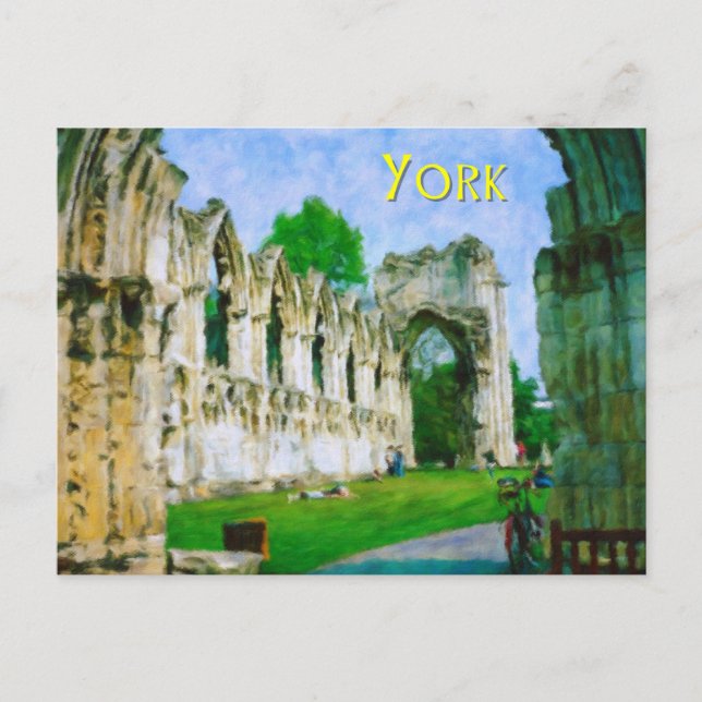 York Abbey Vykort (Framsida)