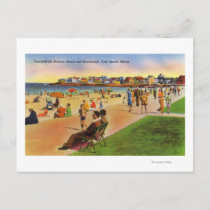 York Beach View av Concordville Beach & Vykort