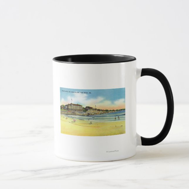York Beach View of Young's Hotel and Union Mugg (Höger)