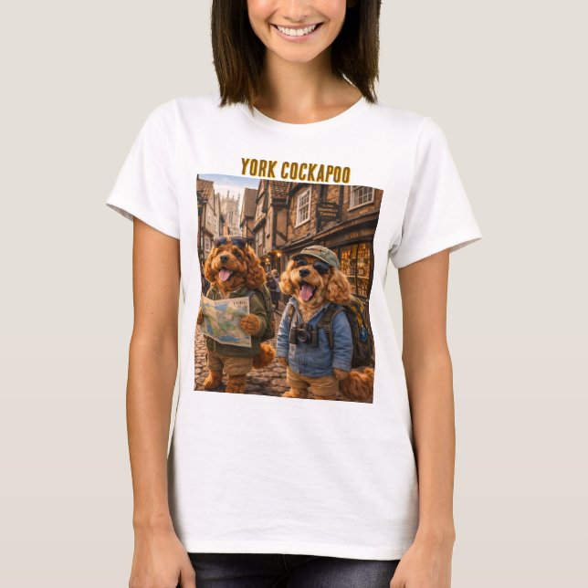 York Cockapoo T Shirt Gift (Framsida)