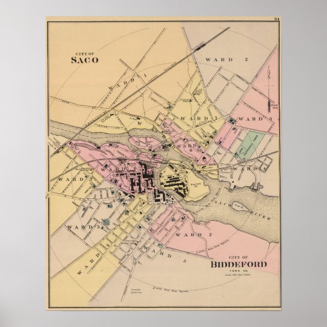 York County, Maine Poster (Framsidan)