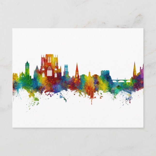 York England Skyline Vykort (Framsida)
