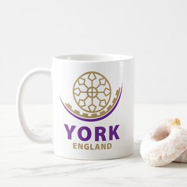 York England United Kingdom Kaffemugg (Med munk)