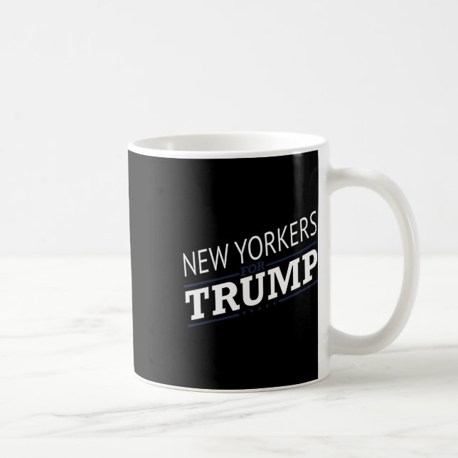 York för trumfkort 2024 - andra presidentvalet kaffemugg (Höger)
