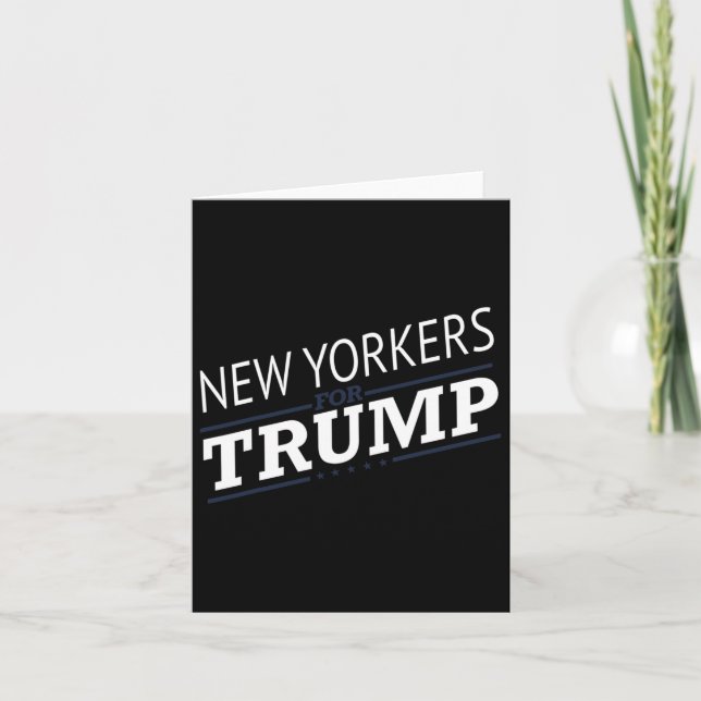York för trumfkort 2024 - andra presidentvalet kort (Framsida)