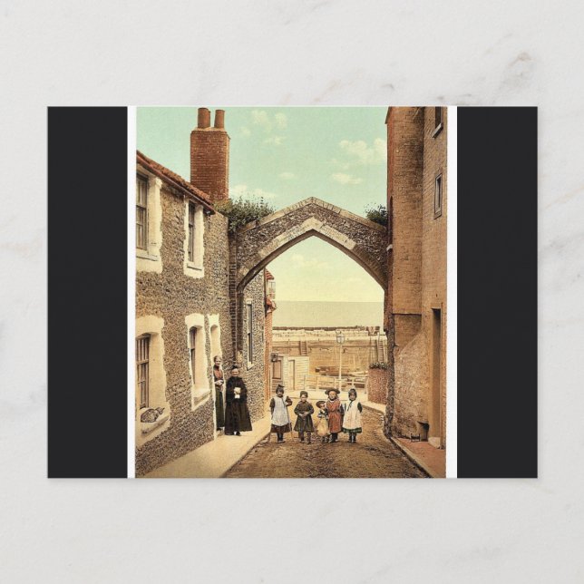 York Grind, Broadshop, England Classic Photochrom Vykort (Framsida)