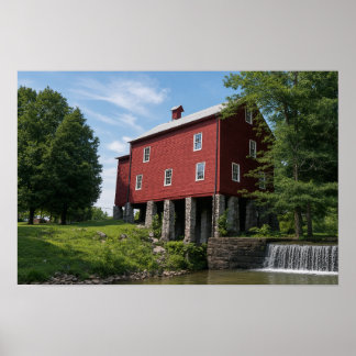 York Grist Mill Fentress County — AI Konst (Ingen Poster