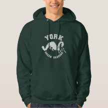 York Grönt Dragons Hooded Sweatshirt - Grönt