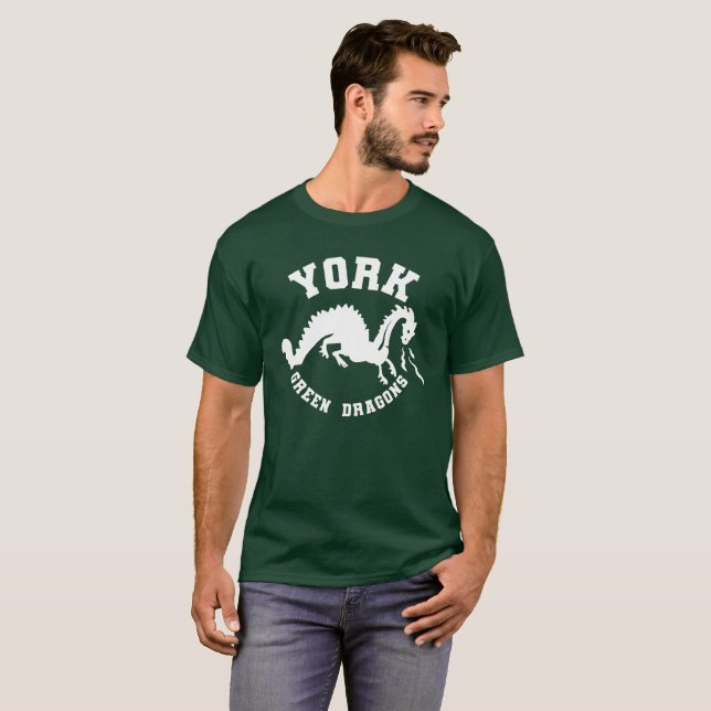 York Grönt Dragons Manar Grundläggande T-shirt - G (Hel framsida)