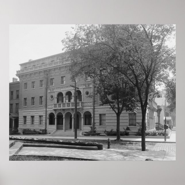 York Hall (Yale Universiteten) Poster (Framsidan)