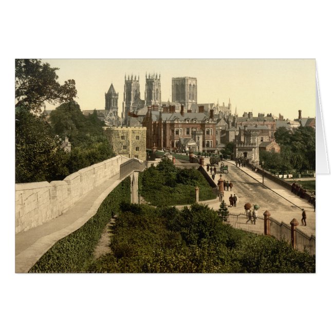 York I, Yorkshire, England Hälsningskort (Framsidan Horizontal)