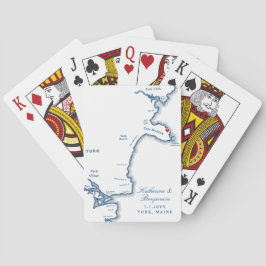 York Maine Destination Wedding Favor Casinokort