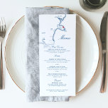 York Maine Karta Elegant Navy Script Bröllop Meny<br><div class="desc">De här York, Maine karta-menus är perfekt för en mängd tillfälle, från ditt Maine bröllopsmottagande, repetitionsmiddag, förlovningsfest till formell middag. Den här bröllop-menyn är perfekten lämplig för ditt målbröllop i York, Maine. Vare sig du gifta sig på ViewPoint Hotel, har ett kustbröllop på Union Bluff Hotel, eller gifter sig på...</div>