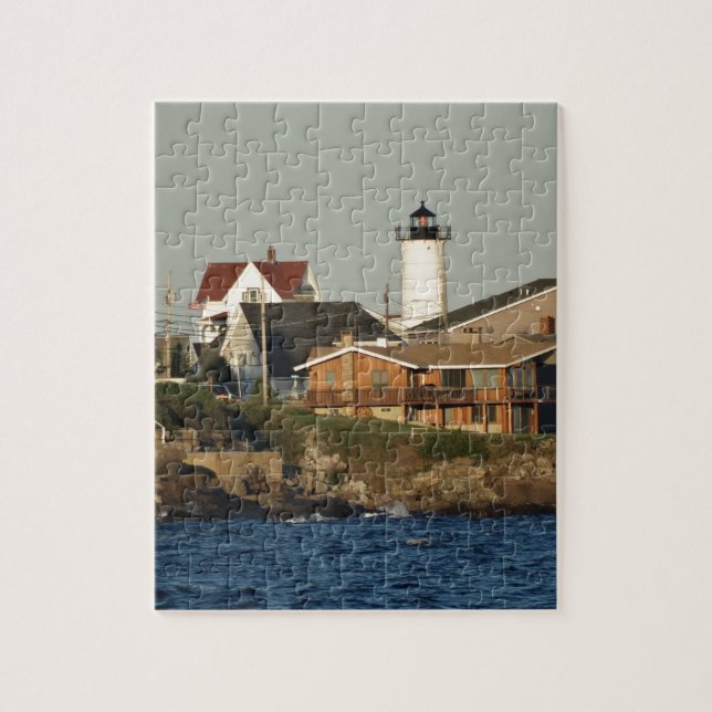 York Maine och Nubble Lighthouse Pussel (Vertikal)