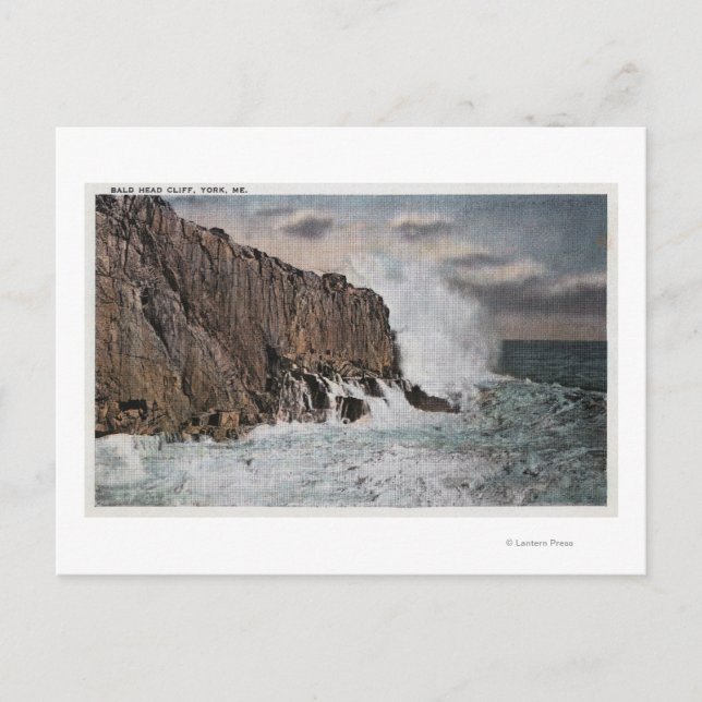 York, MaineUtsikt över Bald Head CliffYork, ME Vykort (Framsida)