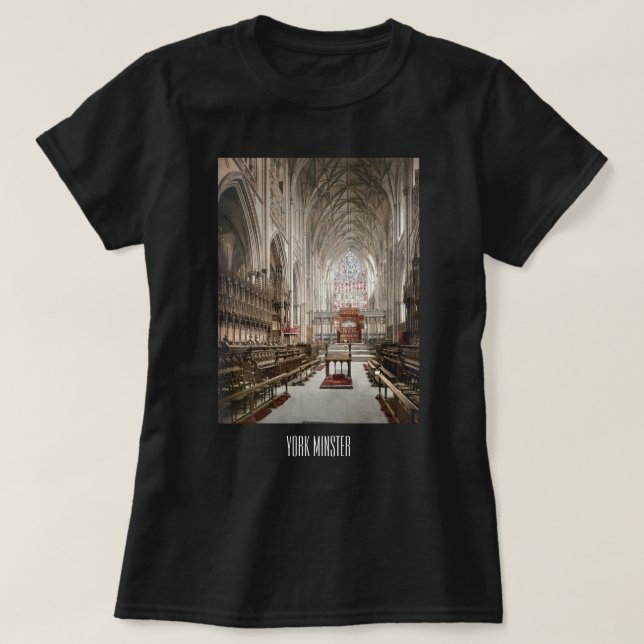 York Minster, England (1900) T Shirt (Design framsida)