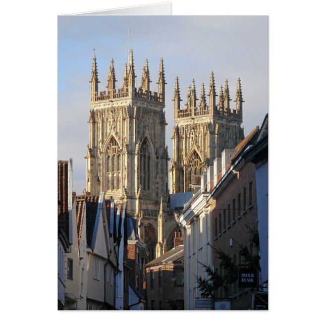 York Minster England Hälsningskort (Framsidan)