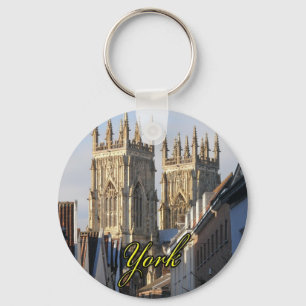 York Minster England Nyckelring