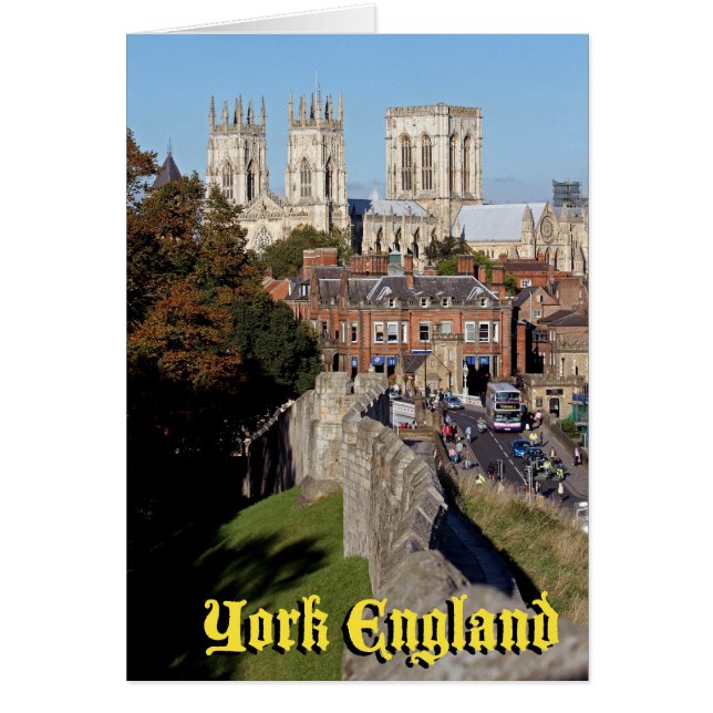 York Minster Hälsningskort (Framsidan)