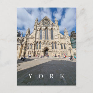York Minster-katedralen vy vykort