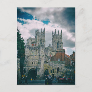 York Minster och Bootham pub Vykort