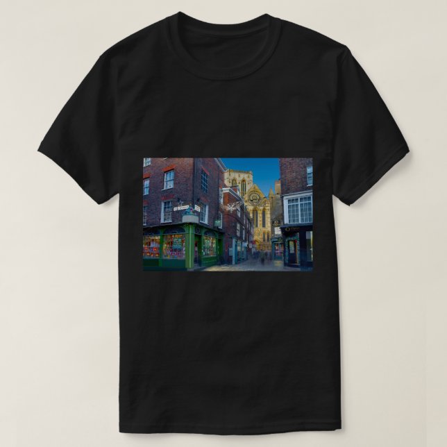 York Minster- och omgivande rutter T Shirt (Design framsida)