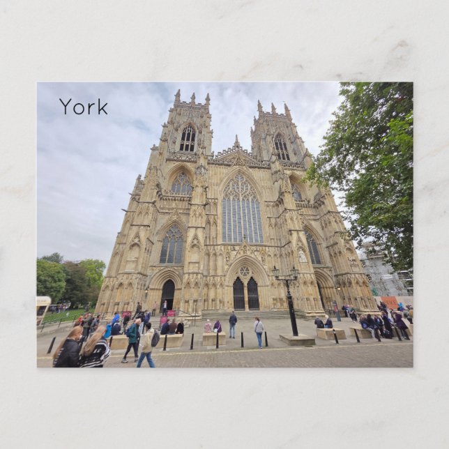 York Minster Vykort (Framsida)