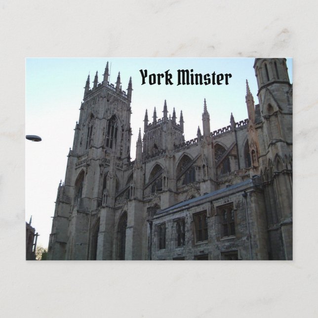 York Minster Vykort (Framsida)
