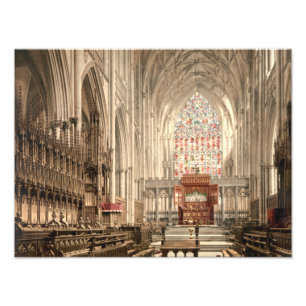 York Minster, York, Yorkshire, England Fototryck