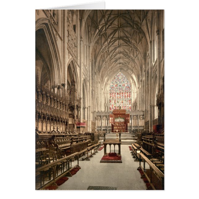 York Minster, York, Yorkshire, England Hälsningskort (Framsidan)