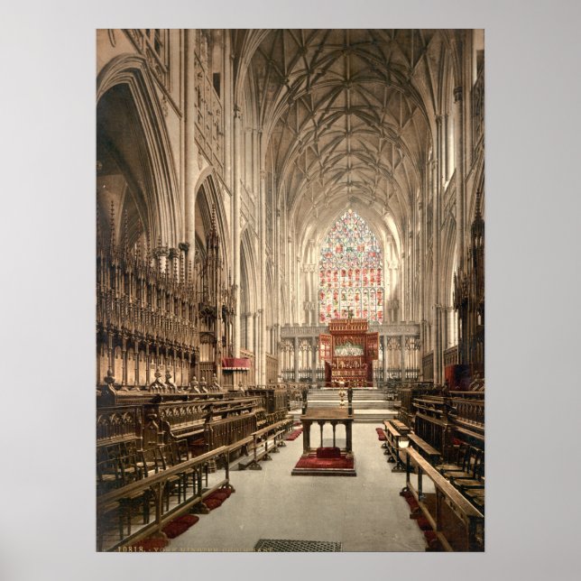 York Minster, York, Yorkshire, England Poster (Framsidan)