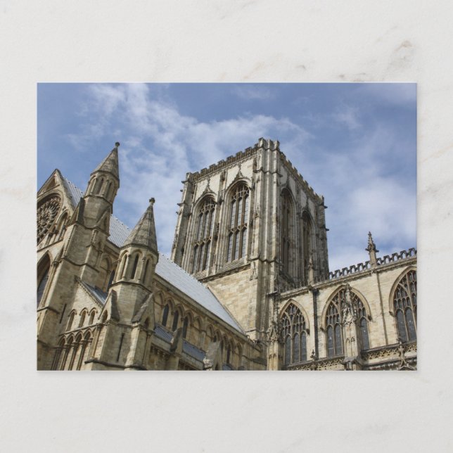 York Minster, Yorkshire, England Post Card Vykort (Framsida)