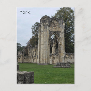 York Museum Gardens Vykort