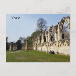 York Museum Gardens Vykort