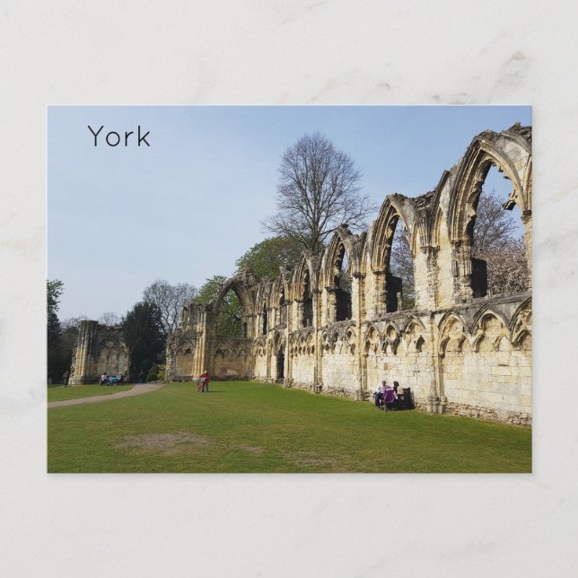 York Museum Gardens Vykort (Framsida)