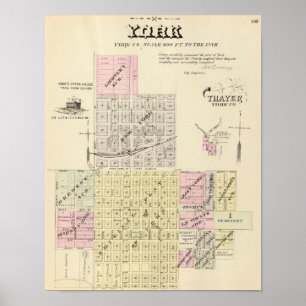 York Nebraska Poster