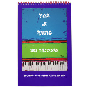 York on Music, 2011-kalender Kalender
