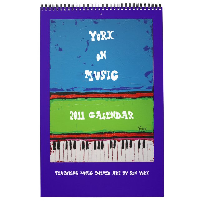 York on Music, 2011-kalender Kalender (Omslag)