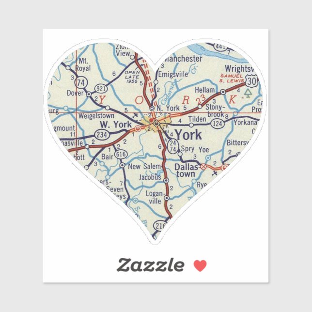York PA Klistermärken (Ark)