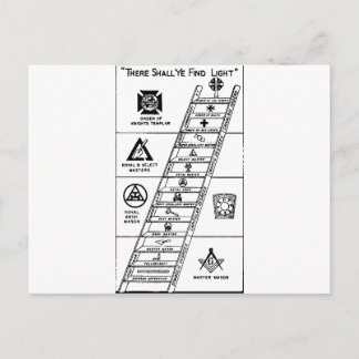 York Rite Ladder Vykort