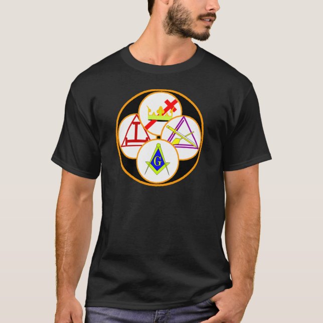 York RiteMason Tee (Framsida)