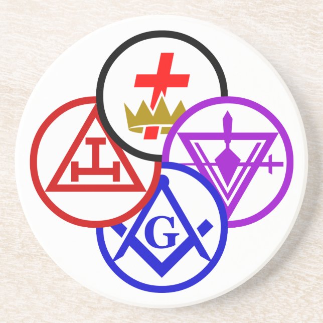 York RitePinwheel Underlägg Sandsten (Framsidan)