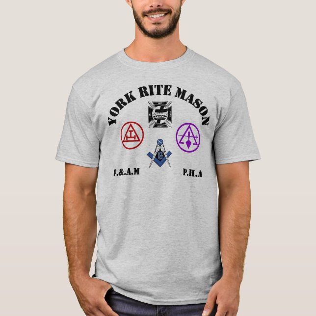 York Riteskjorta T-shirt (Framsida)