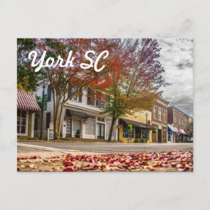 York Southern carolina Vykort