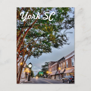 York Southern carolina Vykort