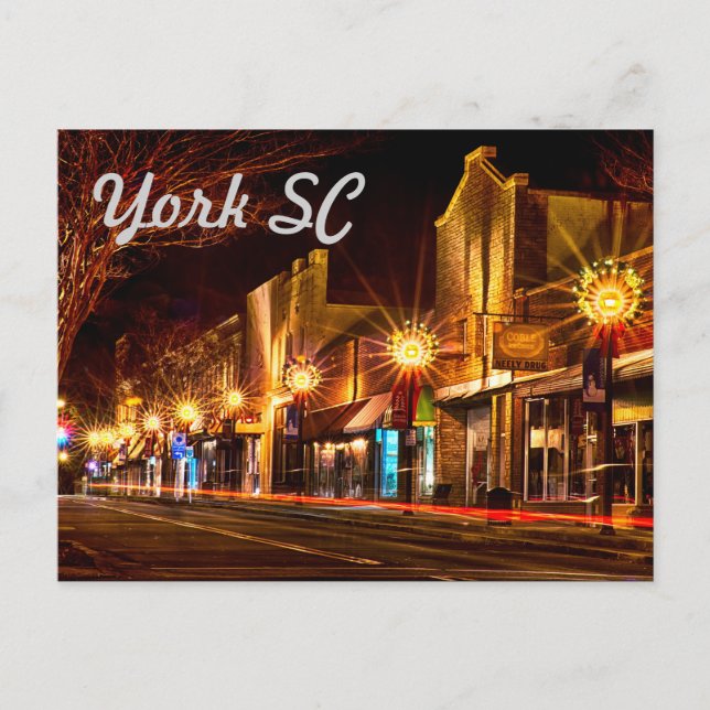 York Southern carolina Vykort (Framsida)