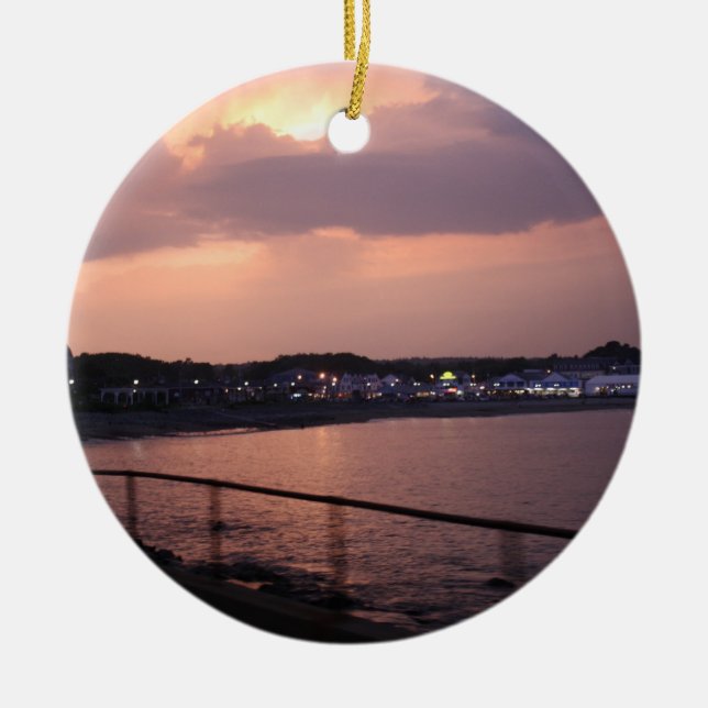 York strandprydnad julgransprydnad keramik (Framsidan)