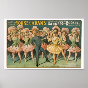 Yorke & Adams Bakers and Brokers the Pony Rosenkno Poster