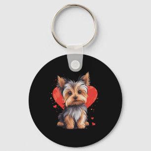 Yorkie Ägare Mamma Pappa Yorkshire Terrier Hundäls Nyckelring