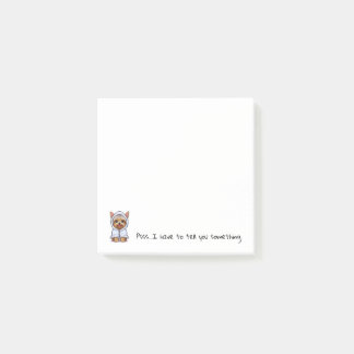 Yorkie Älskare Post-it Block